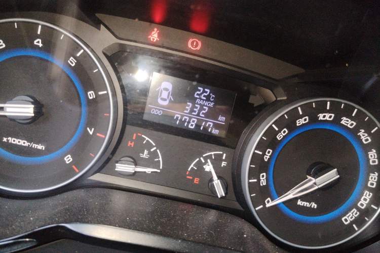 Used CHANGAN Alsvin V7 2015 1.6L Manual Enjoyment Model China IV Standard Odometer Close Up