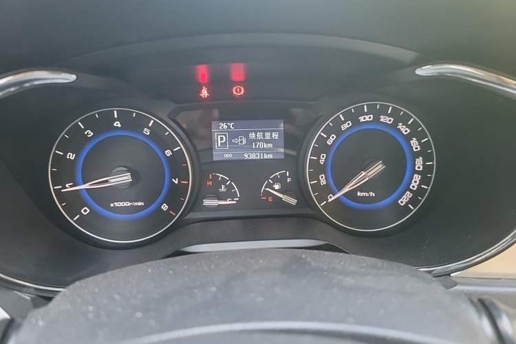 Used CHANGAN Alsvin V7 2016 1.6L Automatic Joyful Model China IV Standard Odometer Close Up