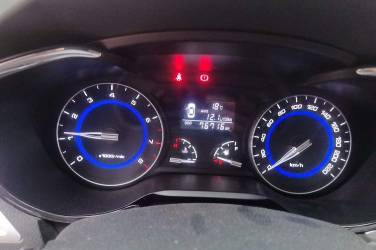 Used CHANGAN Alsvin V7 2016 1.6L Manual Enjoyment Model China V Standard Odometer Close Up