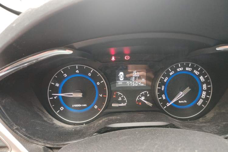 Used CHANGAN Alsvin V7 2016 1.6L Manual Joyride Model China V Standard Odometer Close Up