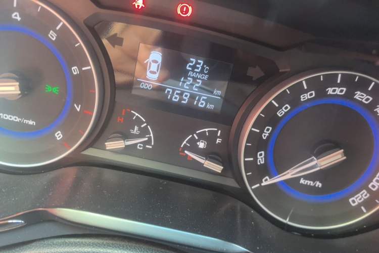 Used CHANGAN Alsvin V7 2016 1.6L Manual Enjoyment Model China V Standard Odometer Close Up