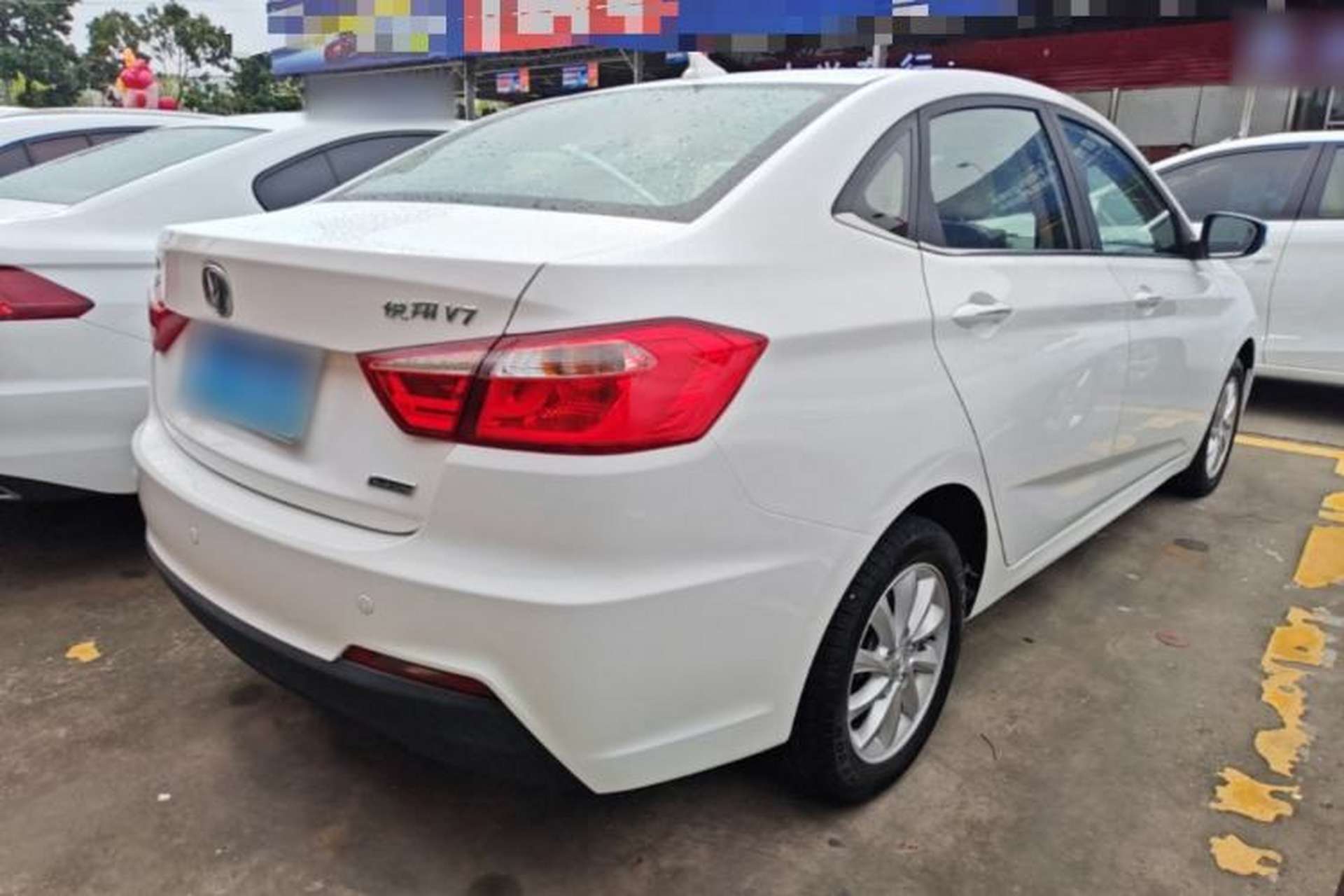 Used CHANGAN Alsvin V7 2016 1.6L Automatic Enjoyment Model China V Standard Rear Right 45 Deg