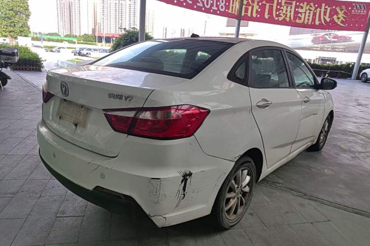 Used CHANGAN Alsvin V7 2016 1.6L Manual LeShang Model China V Standard Rear Right 45 Deg