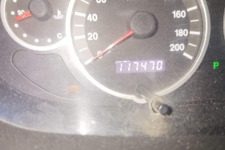 Used CHANGAN Benben i 2007 1.3L Automatic Value Model Odometer Close Up