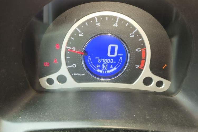 Used CHANGAN Benni 2014 1.4L IMT Luxury Model Odometer Close Up