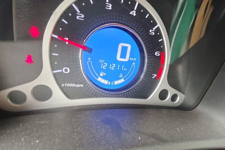 Used CHANGAN Benni 2014 1.4L Manual Luxury Model Odometer Close Up
