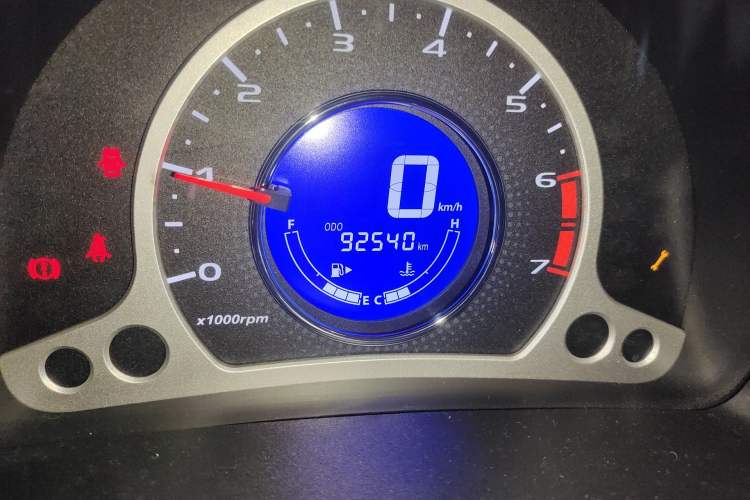 Used CHANGAN Benni 2014 1.4L Manual Luxury Model Odometer Close Up
