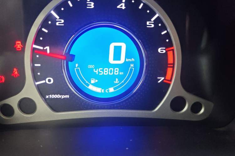 Used CHANGAN Benni 2014 1.4L Manual Luxury Model Odometer Close Up