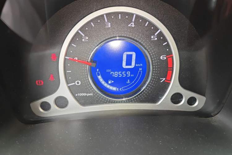 Used CHANGAN Benni 2014 1.4L Manual Luxury Model Odometer Close Up