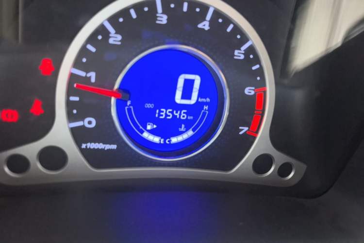 Used CHANGAN Benni 2014 1.4L Manual Luxury Model Odometer Close Up