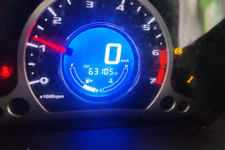 Used CHANGAN Benni 2014 1.4L Manual Luxury Model Odometer Close Up