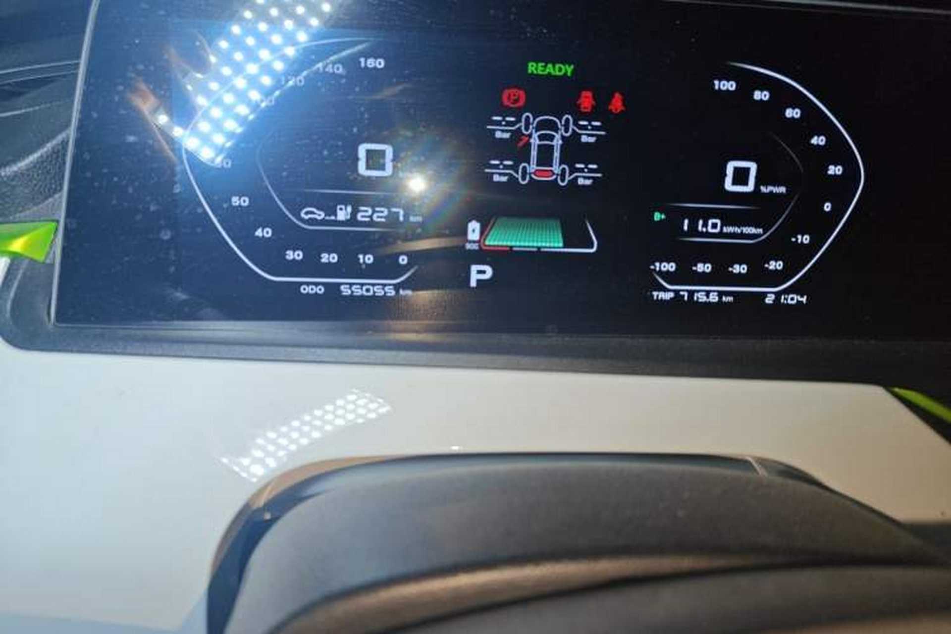 Used CHANGAN Benni E-Star 2020 Heartbeat Edition NMC Lithium Odometer Close Up
