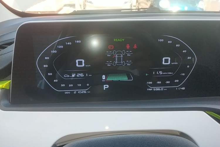 Used CHANGAN Benni E-Star 2020 Heartbeat Edition NMC Lithium Instrument Cluster