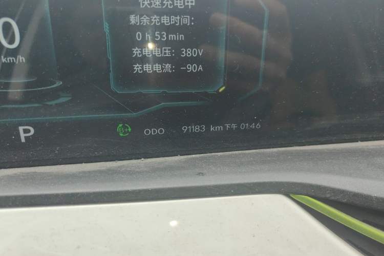 Used CHANGAN Benni E-Star 2020 Xinyue Edition Lithium Iron Phosphate (31.18 kWh) Odometer Close Up