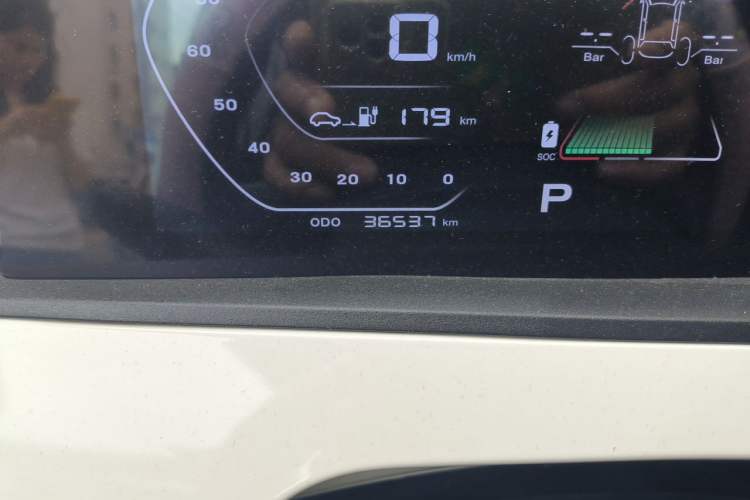 Used CHANGAN Benni E-Star 2020 Heartbeat Edition NMC Lithium Odometer Close Up
