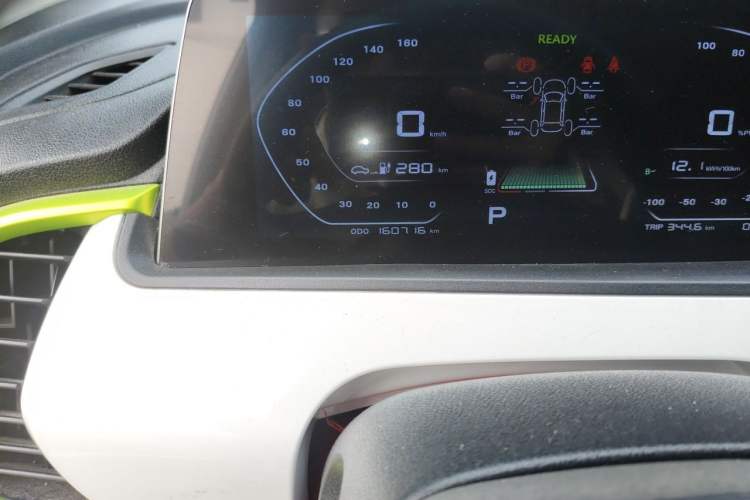Used CHANGAN Benni E-Star 2020 Heartbeat Edition NMC Lithium Odometer Close Up