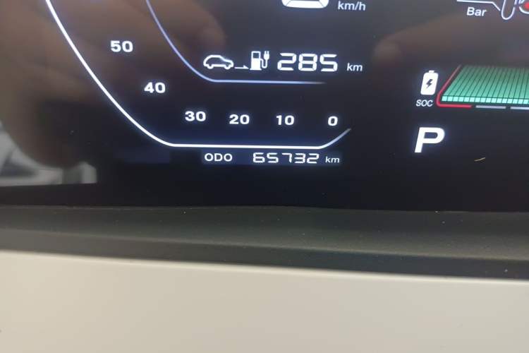 Used CHANGAN Benni E-Star 2020 Heartbeat Edition NMC Lithium Odometer Close Up