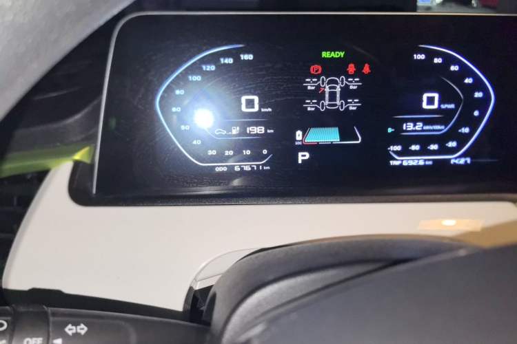 Used CHANGAN Benni E-Star 2020 Heartbeat Edition NMC Lithium Odometer Close Up