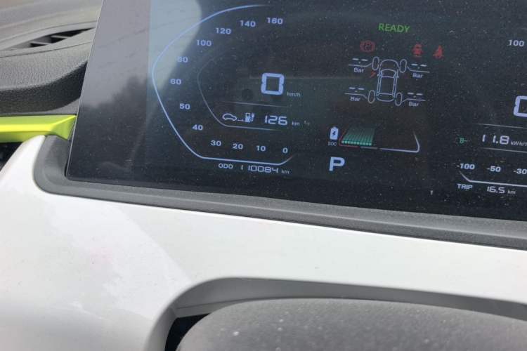 Used CHANGAN Benni E-Star 2020 Heartbeat Edition NMC Lithium Odometer Close Up