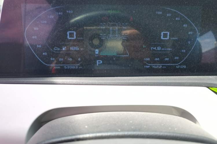 Used CHANGAN Benni E-Star 2020 Heartbeat Edition NMC Lithium Odometer Close Up