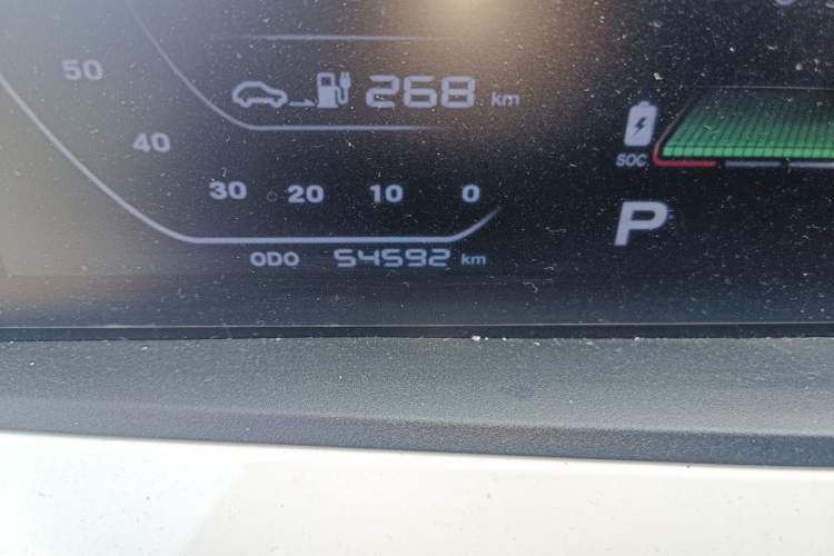 Used CHANGAN Benni E-Star 2020 Heart Edition Lithium Iron Phosphate (31.95 kWh) Odometer Close Up