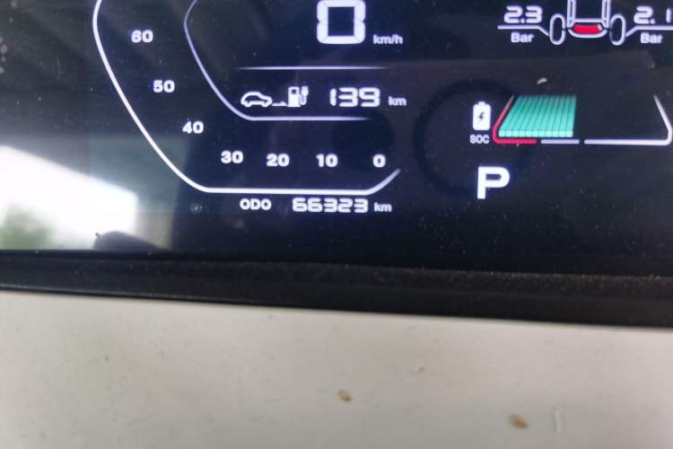 Used CHANGAN Benni E-Star 2020 Heartbeat Edition NMC Lithium Odometer Close Up