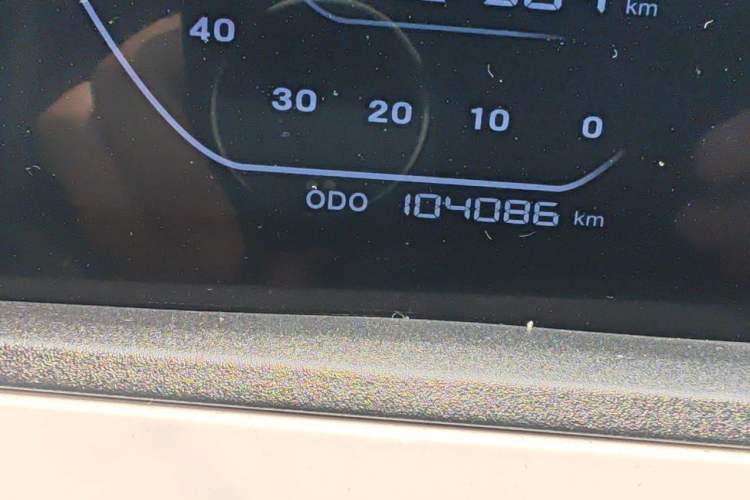 Used CHANGAN Benni E-Star 2020 Heartbeat Edition NMC Lithium Odometer Close Up
