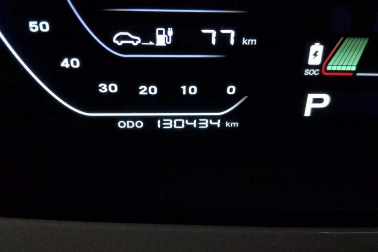 Used CHANGAN Benni E-Star 2020 Heartbeat Edition NMC Lithium Odometer Close Up