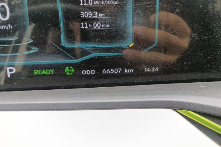 Used CHANGAN Benni E-Star 2020 Xinyue Edition Lithium-NMC Odometer Close Up
