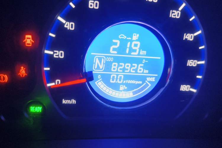 Used CHANGAN Benni E-Star 2020 Heart Edition Lithium Iron Phosphate (31.18 kWh) Odometer Close Up