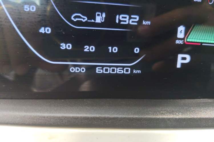 Used CHANGAN Benni E-Star 2020 Xinyue Edition Lithium Iron Phosphate (31.18 kWh) Odometer Close Up