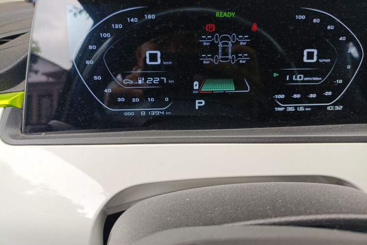 Used CHANGAN Benni E-Star 2020 Heartbeat Edition NMC Lithium Odometer Close Up