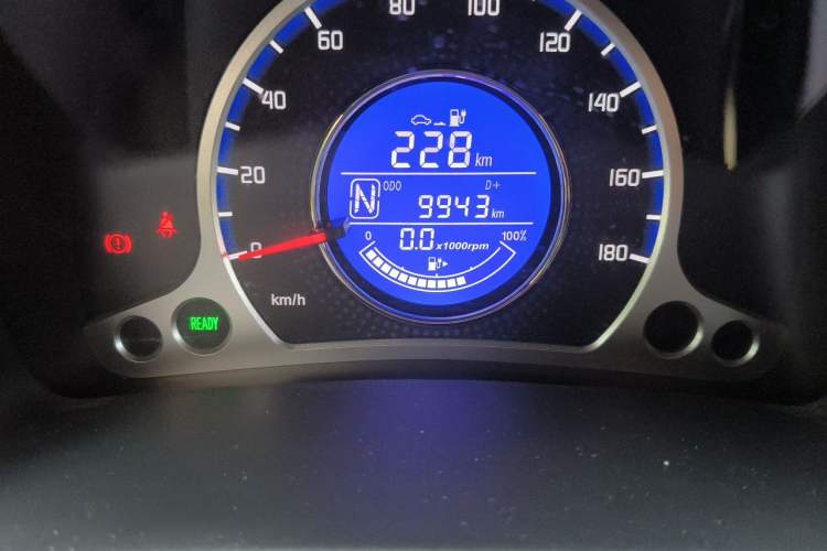 Used CHANGAN Benni E-Star 2021 National Edition Xin Yue Version Lithium Iron Phosphate (31.18 kWh) Odometer Close Up