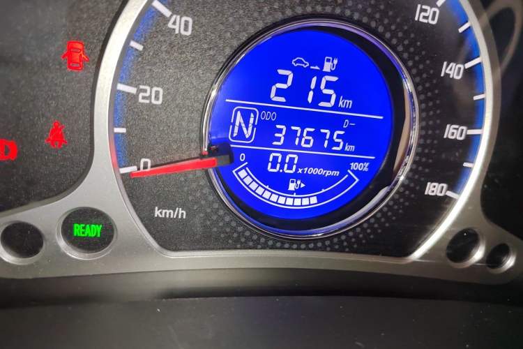 Used CHANGAN Benni E-Star 2021 National Edition Xin Yue Version Lithium Iron Phosphate (31.86 kWh) Odometer Close Up