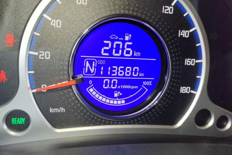 Used CHANGAN Benni E-Star 2021 National Edition Xinyue Version (Fast-Charging Edition) Lithium NMC Odometer Close Up