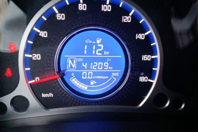 Used CHANGAN Benni E-Star 2021 National Edition Xin Yue Version (Fast-Charging Edition) Lithium Iron Phosphate (31.18 kWh) Odometer Close Up
