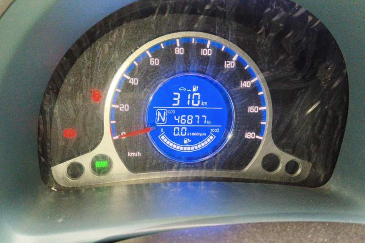 Used CHANGAN Benni E-Star 2021 National Edition Colorful Version Lithium Iron Phosphate (31.86 kWh) Odometer Close Up