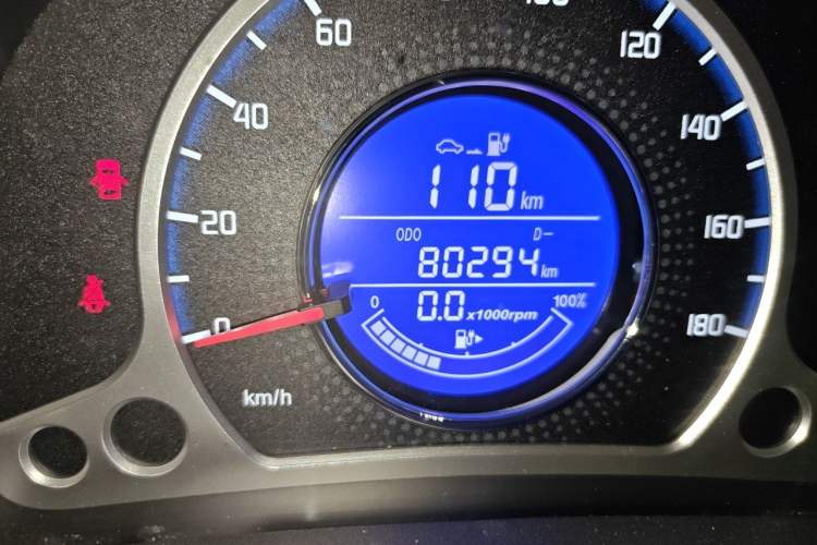 Used CHANGAN Benni E-Star 2021 National Edition Xin Yue Version Lithium Iron Phosphate (31.86 kWh) Odometer Close Up