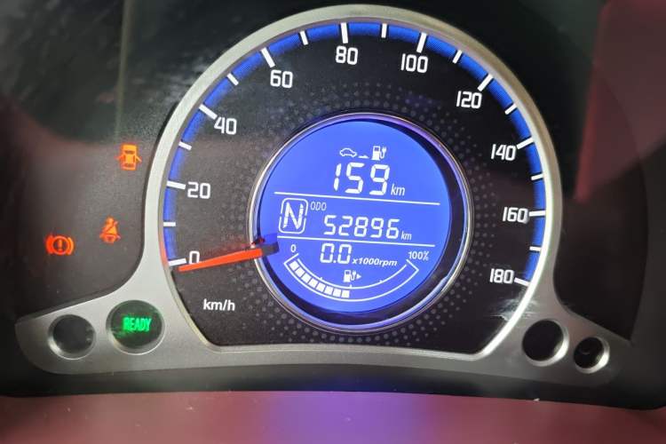 Used CHANGAN Benni E-Star 2021 National Edition Colorful Version Lithium Iron Phosphate (31.86 kWh) Odometer Close Up
