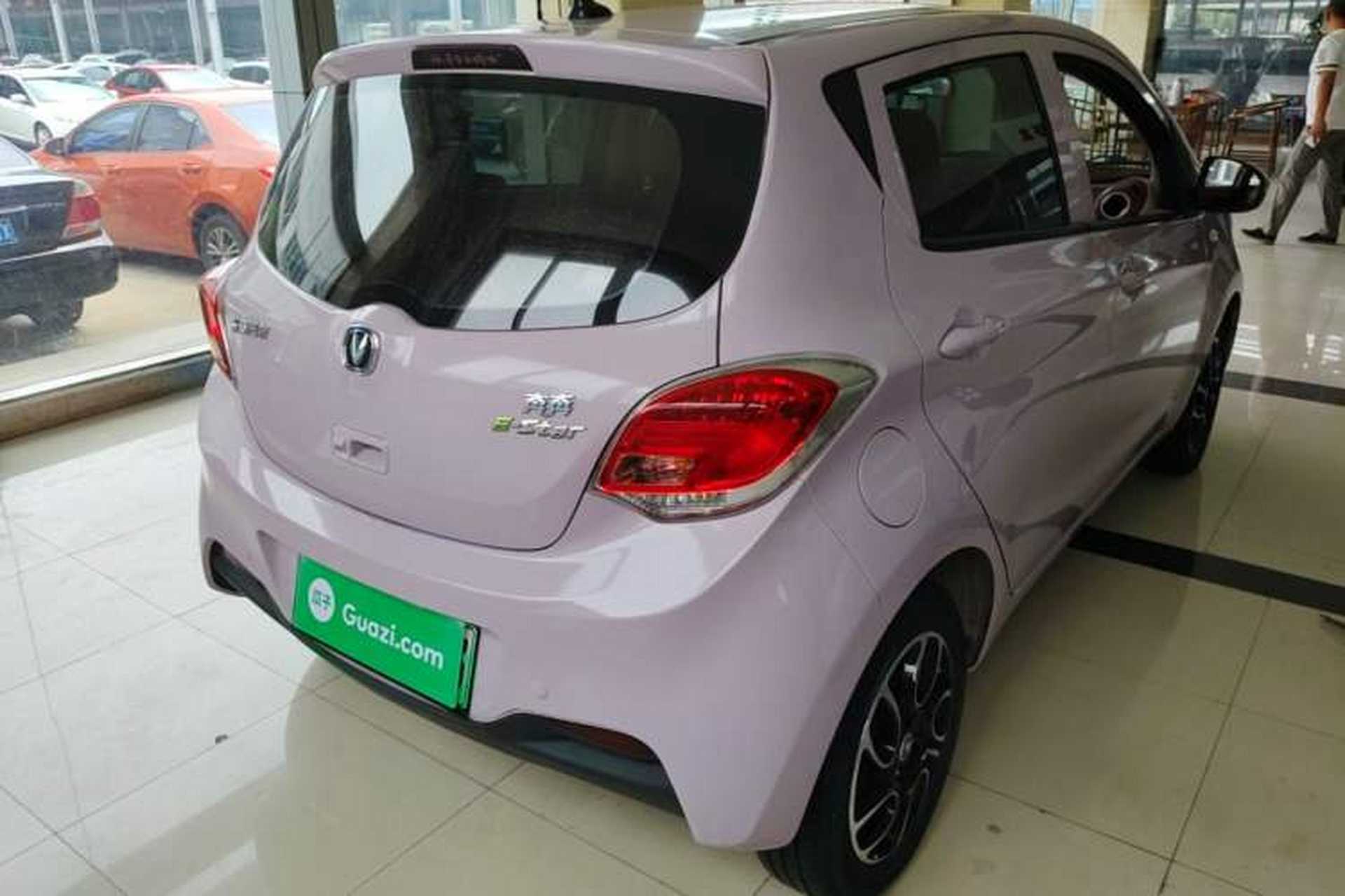 Used CHANGAN Benni E-Star 2021 National Edition Colorful Version Lithium Iron Phosphate (31.86 kWh) Rear Right 45 Deg