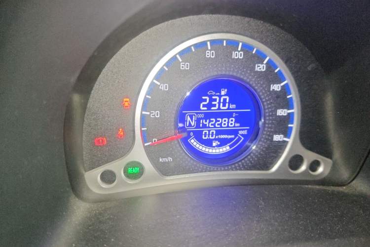 Used CHANGAN Benni E-Star 2021 National Edition Xin Yue Version Lithium Iron Phosphate (31.95 kWh) Odometer Close Up