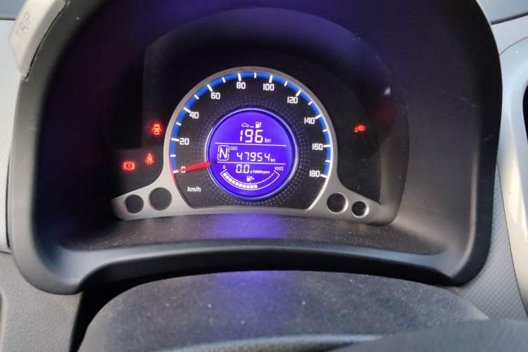 Used CHANGAN Benni E-Star 2021 National Edition Xin Yue Version Lithium Iron Phosphate (31.86 kWh) Odometer Close Up