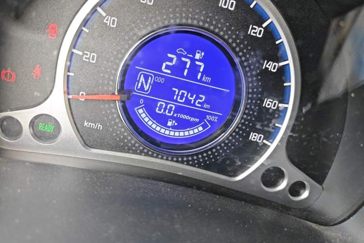Used CHANGAN Benni E-Star 2021 National Edition Xin Yue Version Lithium Iron Phosphate (31.18 kWh) Odometer Close Up