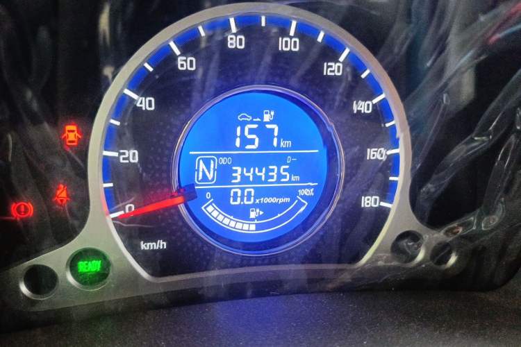 Used CHANGAN Benni E-Star 2021 National Edition Xin Yue Version Lithium Iron Phosphate (31.86 kWh) Odometer Close Up