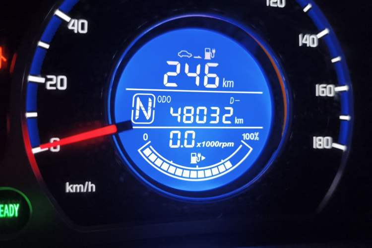Used CHANGAN Benni E-Star 2021 National Edition Xin Yue Version Lithium-Ion Battery Odometer Close Up