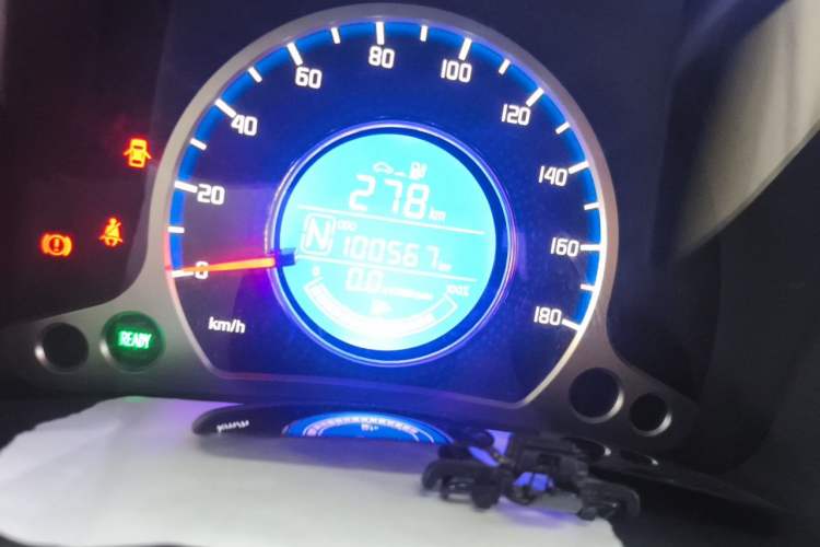 Used CHANGAN Benni E-Star 2021 National Edition Xinyue Version (Fast-Charging Edition) Lithium NMC Odometer Close Up