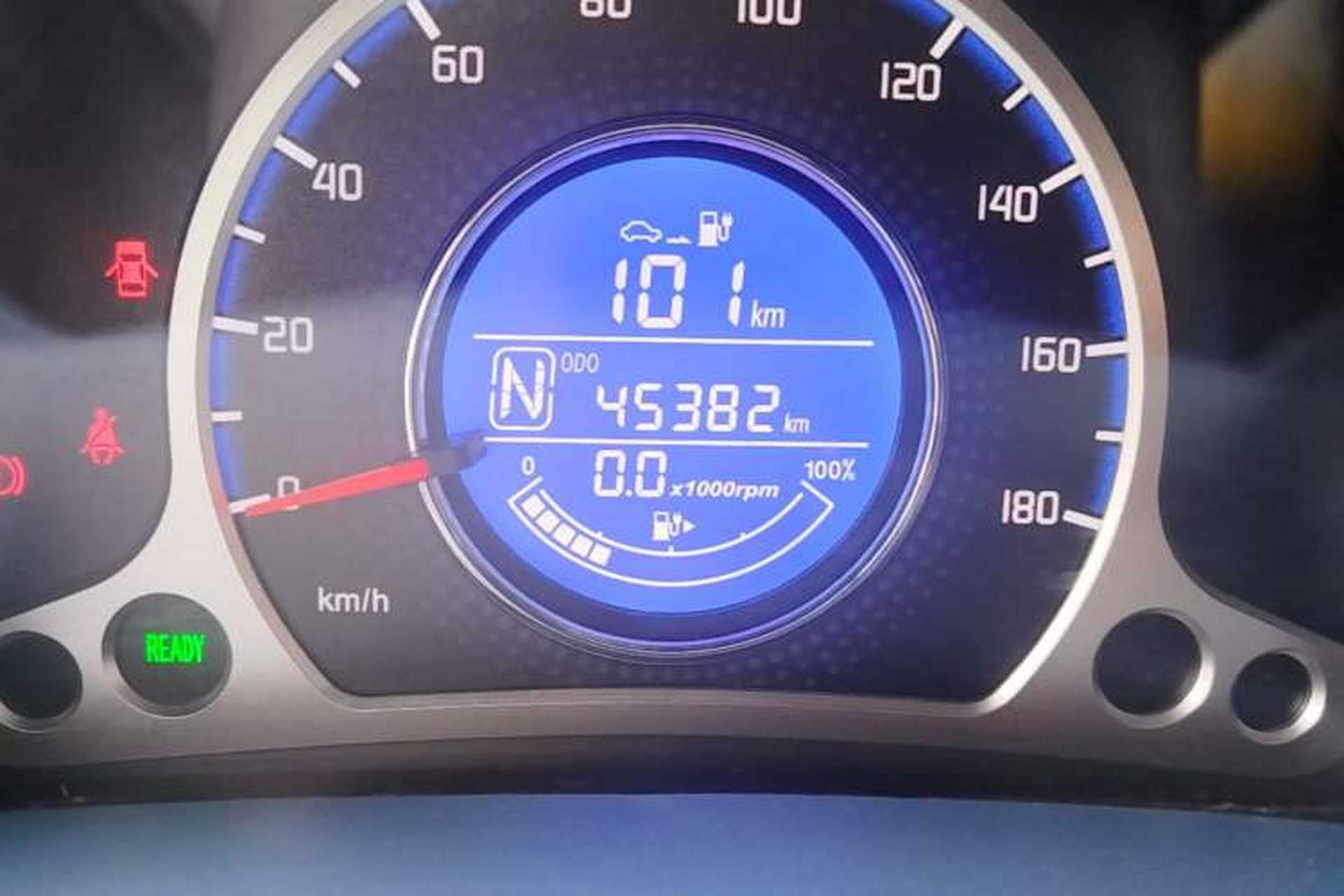 Used CHANGAN Benni E-Star 2021 National Edition Colorful Version Lithium Iron Phosphate (31.86 kWh) Odometer Close Up