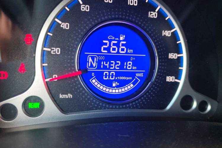 Used CHANGAN Benni E-Star 2021 National Edition Xin Yue Version Lithium Iron Phosphate (31.86 kWh) Odometer Close Up
