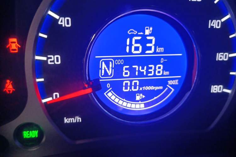 Used CHANGAN Benni E-Star 2021 National Edition Xin Yue Version Lithium Iron Phosphate (31.86 kWh) Odometer Close Up
