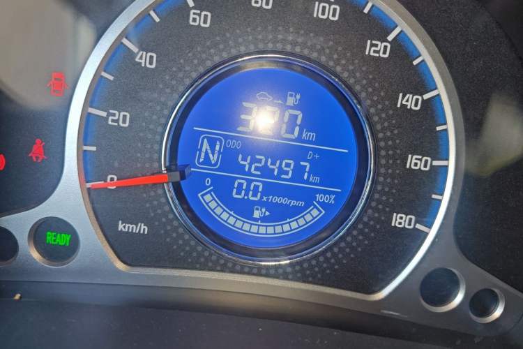 Used CHANGAN Benni E-Star 2021 National Edition Xin Yue Version Lithium Iron Phosphate (31.86 kWh) Odometer Close Up